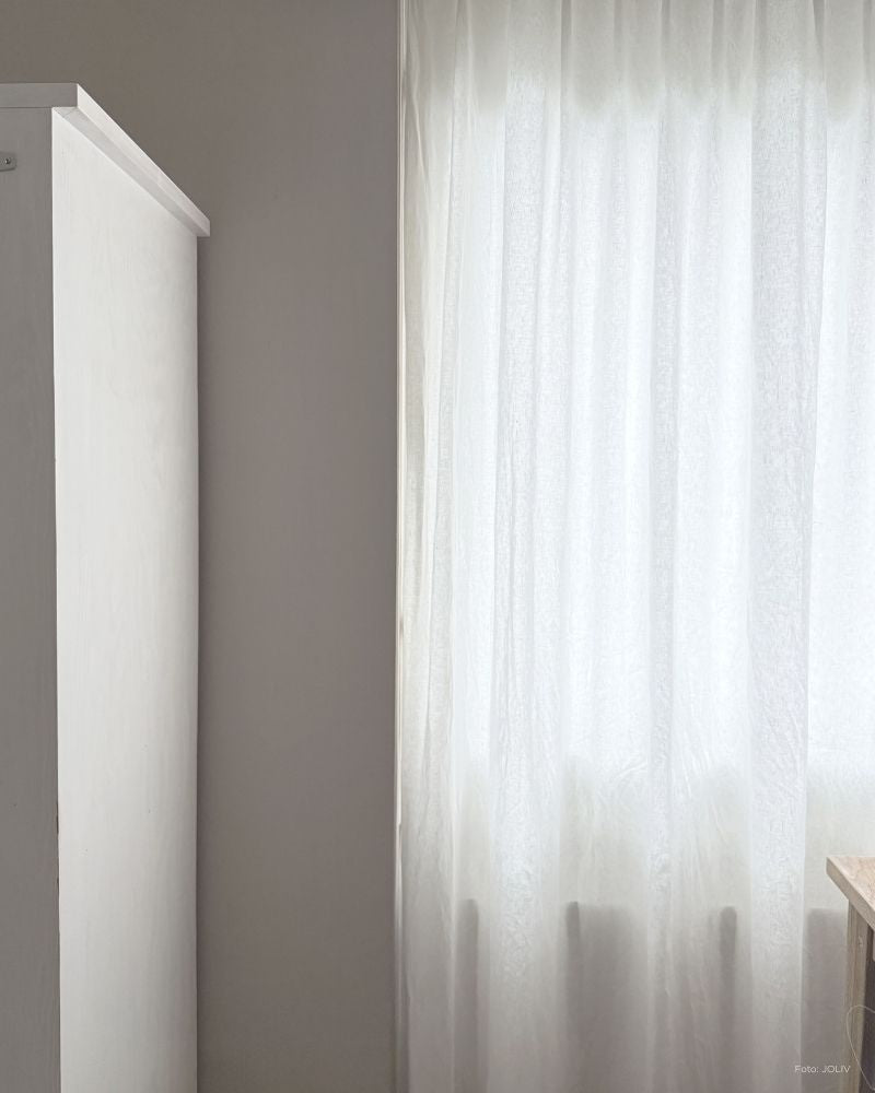 Leinenvorhang – Dense Linen - Milk - Kostenloses Stoffmuster