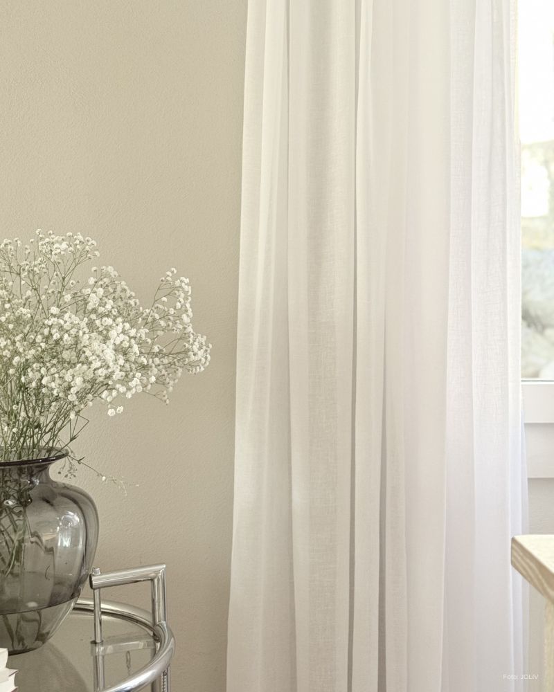 Tagesvorhang – Soft Linen - White