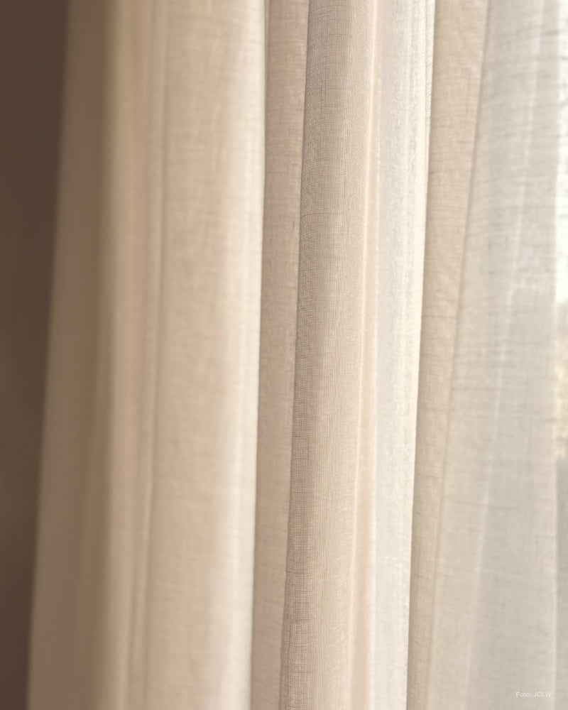 Tagesvorhang – Soft Linen - Light Rose