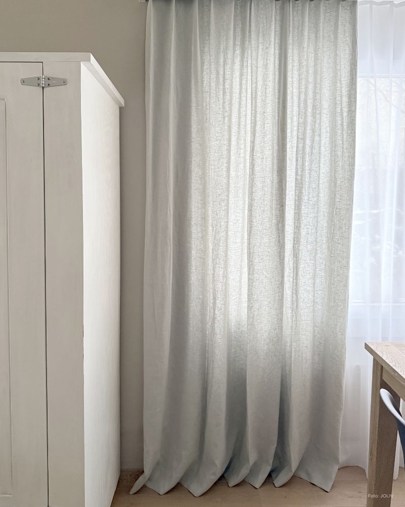 Leinenvorhang – Dense Linen - Limewash - Kostenloses Stoffmuster