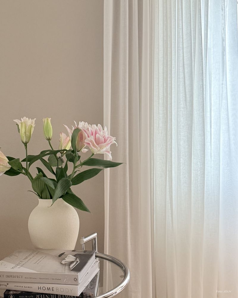 Tagesvorhang –  Soft Linen - Pearl