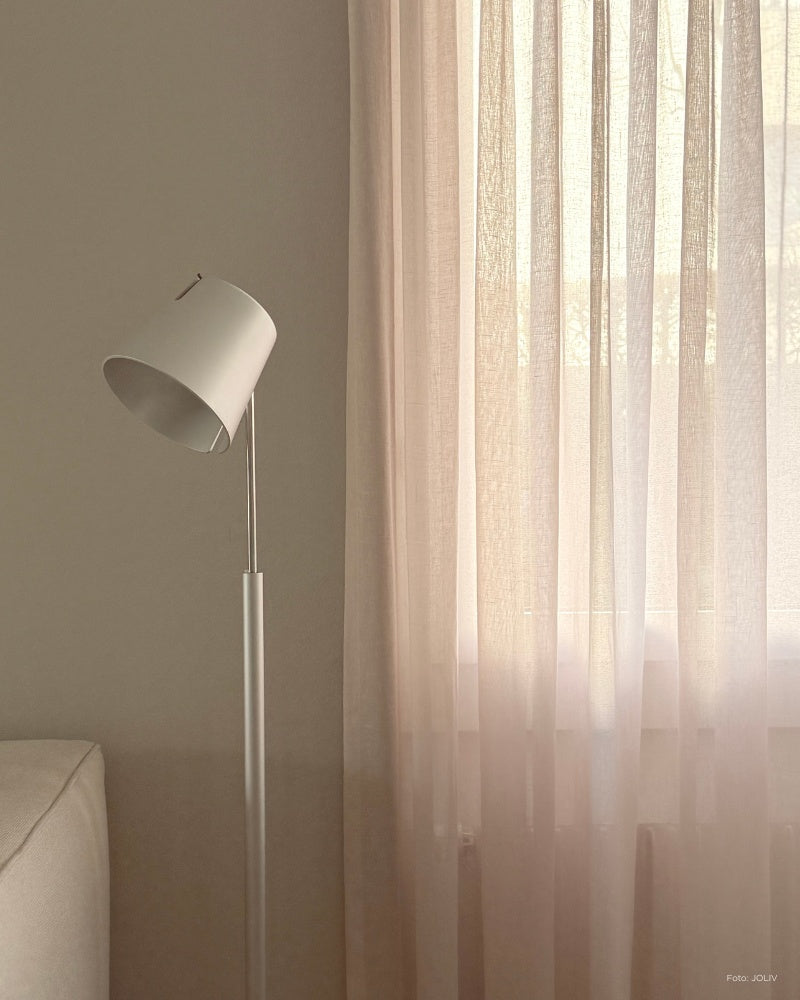 Tagesvorhang –  Soft Linen - Light Rose - [Massanfertigung]