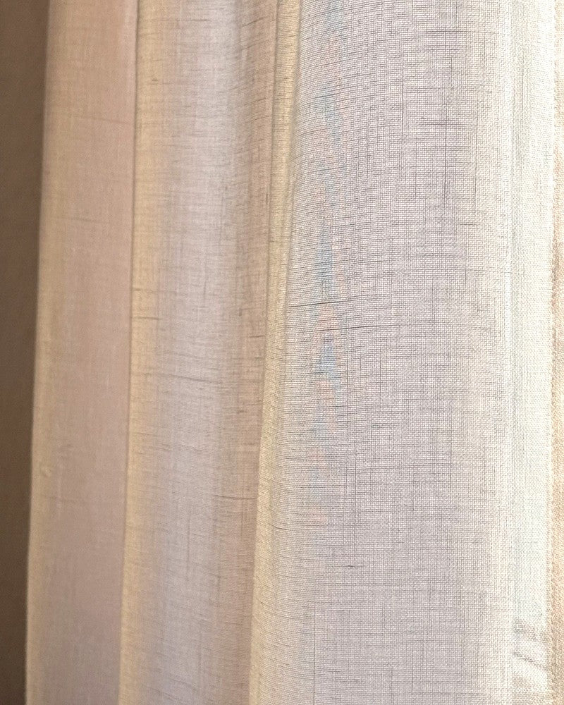 Tagesvorhang –  Soft Linen - Light Rose